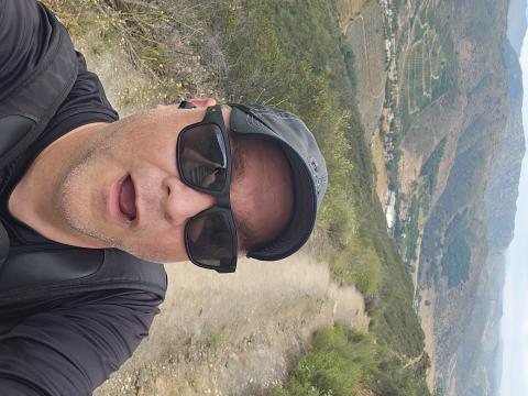 after the spine back trail - Monserate